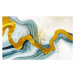 Ilustrace Abstract artistic blue paint background texture,, Luzhi Li, (40 x 24.6 cm)