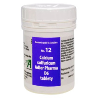 Adler Pharma Schüsslerovy soli – Nr.12 Calcium sulfuricum D6 400 tablet