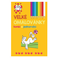 Velké omalovánky koníci a jednorožci