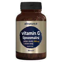 Allnature Lipozomální Vitamin C 500 mg 60 kapslí