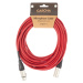 Cascha Advanced Line Mic Cable Red 9m