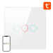 Přepínač Avatto ZigBee Touch Light Switch ZTS02-EU-W3 Triple TUYA (white)