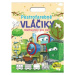 Pestrofarebné vláčiky - Maľovanky pre deti (s úžasnými nálepkami) - kniha z kategorie Omalovánky