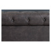 LuxD Designová postel Viviano 160 x 200 cm tmavě šedá