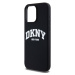 Zadní kryt DKNY Liquid Silicone Arch Logo MagSafe pro Apple iPhone 14 Pro Max, černá