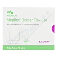 Krytí Mepilex Border Flex Lite 7.5x7.5cm 5ks