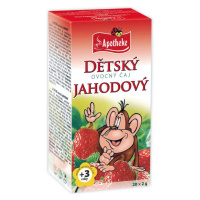 Apotheke Dětský Ovocný čaj Jahodový 20x2g