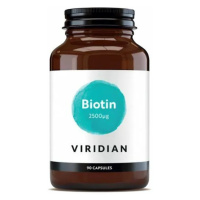 Viridian Biotin 2500ug 90 cps.