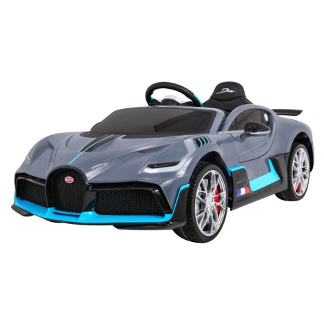 mamido  Dětské elektrické autíčko Bugatti Divo černé
