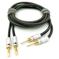 Nakamichi Reproduktorový kabel 2x2,5 banánky jehly 0,5m