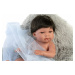 Llorens 73803 NEW BORN chlapeček - realistická panenka miminko s celovinylovým tělem - 40