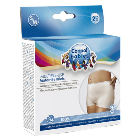 CANPOL BABIES - Kalhotky poporodní pro více použití 2 ks S/M