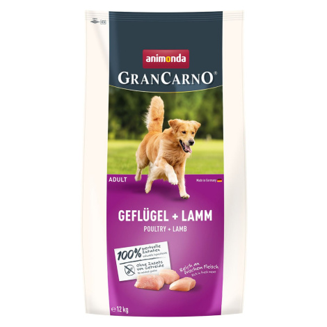 Animonda GranCarno Adult Drůbež + Jáhly 12kg