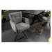 LuxD Designová otočná židle Maddison šedá