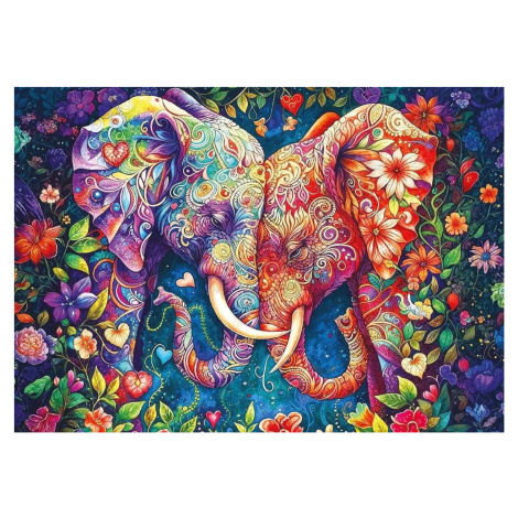 ART PUZZLE Puzzle Sloní láska 1000 dílků