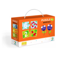 Puzzle Duo Čísla Brouci -12x2 dílků