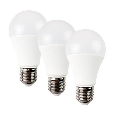 Solight LED žárovka 3-pack, klasický tvar, 12W, E27, 3000K, 270°, 980lm, 3ks v balení - WZ530-3P