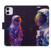 iSaprio Flip pouzdro Neon Astronaut 02 pro iPhone 11