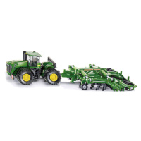 SIKU - Farmer - Traktor John Deere 9630 s bránami  Amazone Centaur 1:87