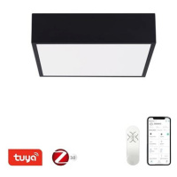 IMMAX NEO CANTO SLIM Smart stropní svítidlo, 28 x 28 x 7 cm, 22 W, 1610 lm, černé, Zigbee 3.0