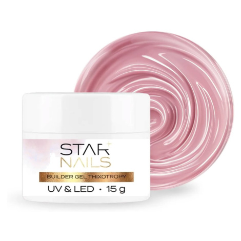 Starnails UV/LED Builder Gel Thixotropy, 15 g 004, Nude Pink, tělově růžový stavební tixo gel