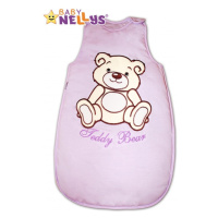 Baby Nellys Spací vak Teddy Bear Baby Nellys - lila vel. 0+