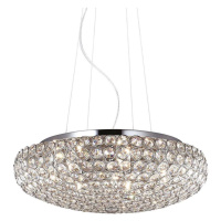 Ideal Lux Ideal Lux - LED Křišťálový lustr na lanku KING 7xG9/3W/230V pr. 46 cm chrom