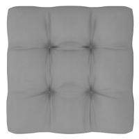 SHUMEE Poduška na pohovku z palet 12 × 50 × 50 cm, šedá