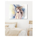 Obrazy na stěnu - Žena anděl Rozměr: 40x50 cm, Rámování: bez rámu a bez vypnutí plátna