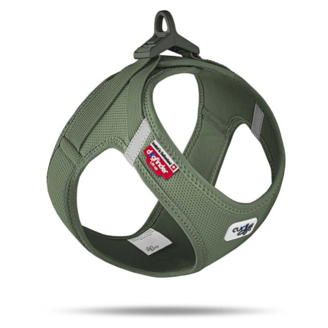 CURLI - Postroj pro psy se sponou Air-Mesh Moss XL, 12-18 kg