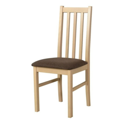 Jídelní židle BOLS 10 dub sonoma/hnědá