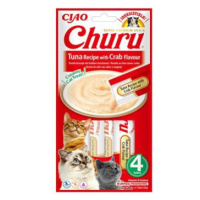Churu Cat Tuna Recipe With Crab Flavor 4x14g