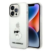 Karl Lagerfeld KLHCP14LHNCHTCT hard silikonové pouzdro iPhone 14 PRO 6.1