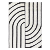 Kusový koberec Mode 8631 geometric cream/black 180x270 cm