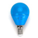B.V. LED Žárovka G45 E14/4W/230V modrá