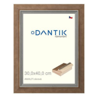 DANTIK rámeček 30 × 40, AMALFI okrový plexi čiré