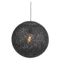Závěsná lampa černá 45 cm - Corda