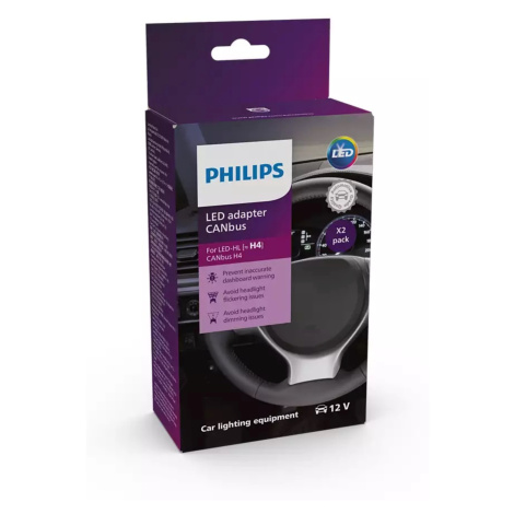 Philips H4 12V LED CANbus Adapter 2ks 18960X2