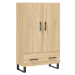 vidaXL Skříň highboard dub sonoma 69,5 x 31 x 115 cm kompozitní dřevo