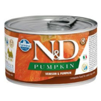 N&D Dog Pumpkin Adult Venison & Pumpkin Mini 140g