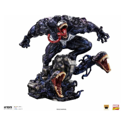 Soška Iron Studios Art Scale 1/10 Deluxe Spider-man vs Villains - Venom