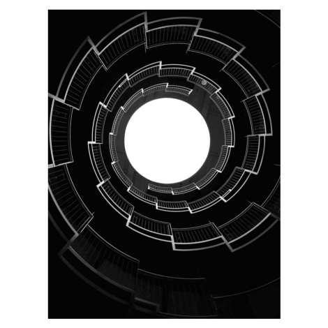 Plakát, Obraz - The spiral design, Moumita Mondal, 30 × 40 cm