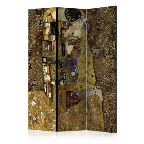 Paraván Golden Kiss Dekorhome 225x172 cm (5-dílný) Artgeist