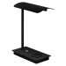 EGLO LED stolní lampa Arenaza, stmívatelná, QI, černá