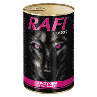 Rafi Dog 12 × 1 240 g - výhodné balení - krůtí