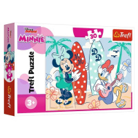 Puzzle Barevná Minnie 30 dílků