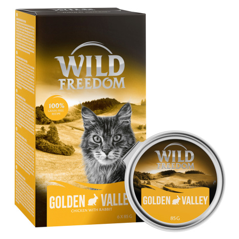 Wild Freedom Adult - vaničky 6 x 85 g - golden valley - králičí a kuřecí
