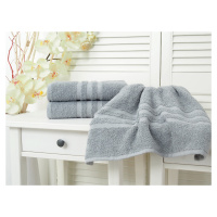 B.E.S. - Petrovice, s.r.o. Bavlněný froté ručník Standard - Grey Rozměr: 50 x 100
