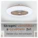 Noaton 11055G Callisto, zlatá, stropní ventilátor se světlem