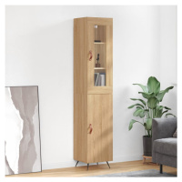 vidaXL Skříň highboard dub sonoma 34,5 x 34 x 180 cm kompozitní dřevo